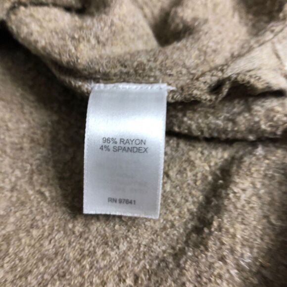 Pure J Jill Sweater Women Petite M Brown Tranquility Fleece Pullover Comfort - Picture 7 of 14